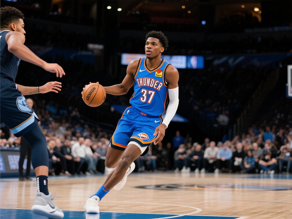 本场比赛，雷霆队的当家球星亚历山大无疑是