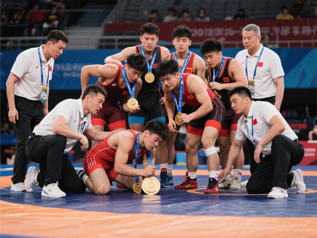 勇夺佳绩:再添两铜 中国摔跤队圆满收官 值得注意的是,每一枚奖牌背后都离不开幕后