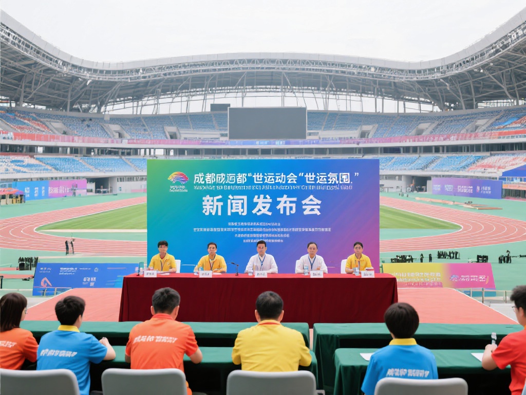 在新闻发布会上，主办方详细介绍了成都世运